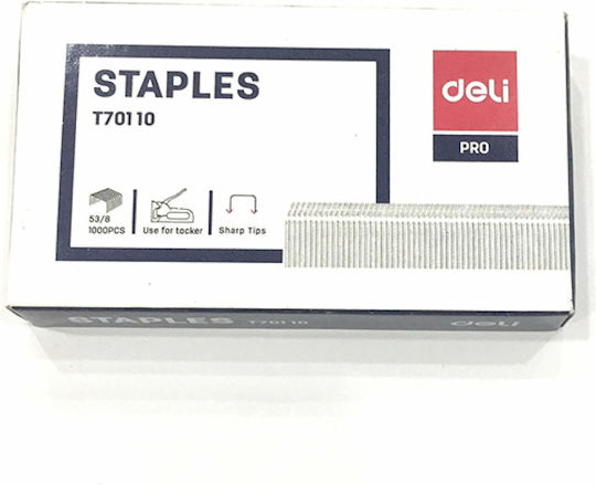 Deli Σύρματα Συρραπτικού 53/8 1000τμχ 319630
