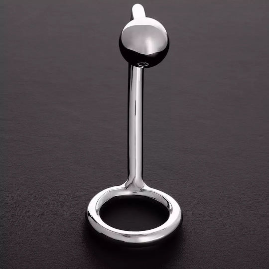 Shots Steel Intruder Metal Butt Plug With C-Ring