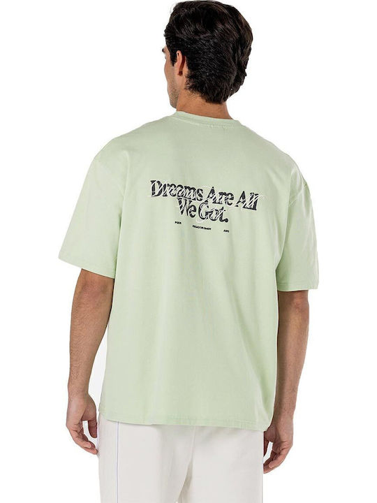 T-Shirt Washed Matcha Green