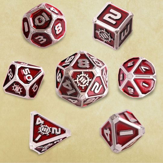 Enhance Dungeons & Dragons Dice 7pcs ENTTDM7520RDEW