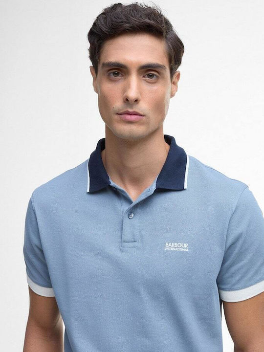 B Intl Polo Bluse Blau