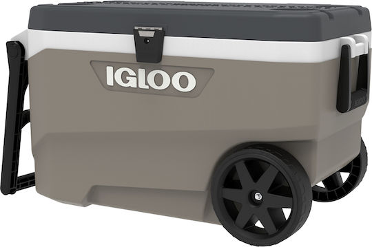 Igloo Maxcold Roller Latitude 90 Tragbarer Kühlschrank 85lt Beiges