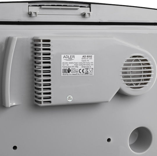 Adler Frigider Portabil Termoelectric 40l 12V / 230V Negru