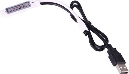 ACP Ταινία LED Τηλεόρασης USB 5V RGB Φως 0.5m Τύπου SMD5050 με Τροφοδοτικό & Τηλεχειριστήριο