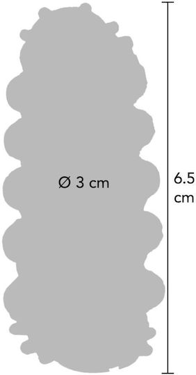 ToyJoy Penis-Verlängerung Power Stretchy Sleeve Blau 6,5 cm