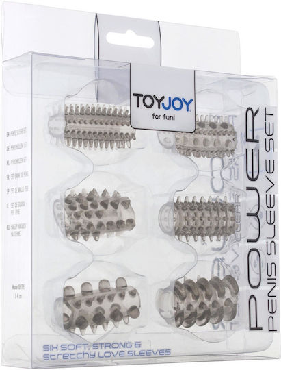 ToyJoy Power Penis Sleeve Set Penis-Verlängerungen Schwarz 4cm