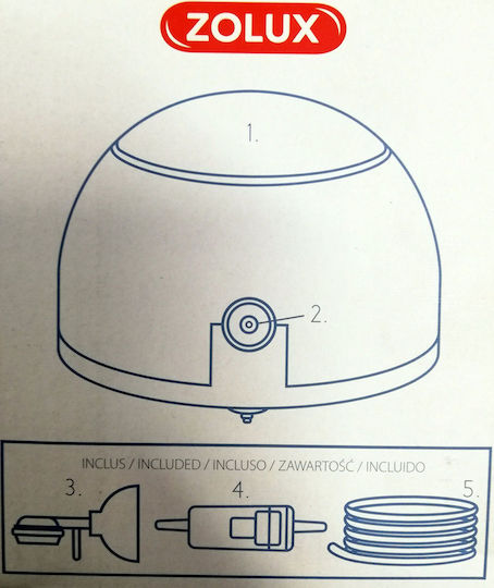 Zolux Filter 20W for Aquariums up to 120lt