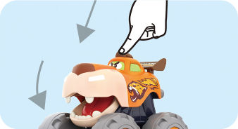 Jucarii Bebe Monster Truck Angry Leopard Camion
