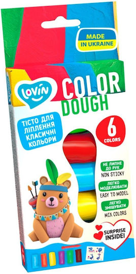 Okto Knete in Verpackung Farben für 3+ Jahre, 6 Stück