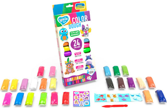 Okto Plasticină în Casetă Shine and Aroma pentru 3+ Ani 24 Bucăți