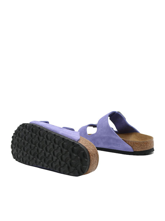 Birkenstock Arizona Bs Δερμάτινα Σανδάλια Μωβ Birkenstock Arizona Bs Δερμάτινα Σανδάλια Μωβ