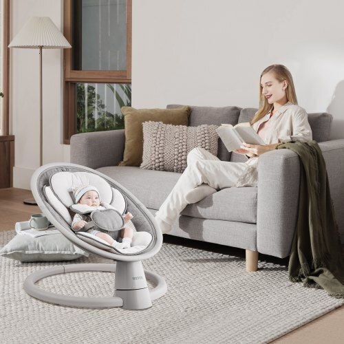 Vevor Elektrisch Baby Relax mit Musik Gray für Kind bis 9kg