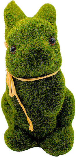 Fluffy Green Easter Bunny 20cm 3epx47