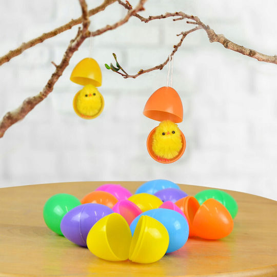 Set of 8 Colorful Opening Eggs 57mm 5gym01