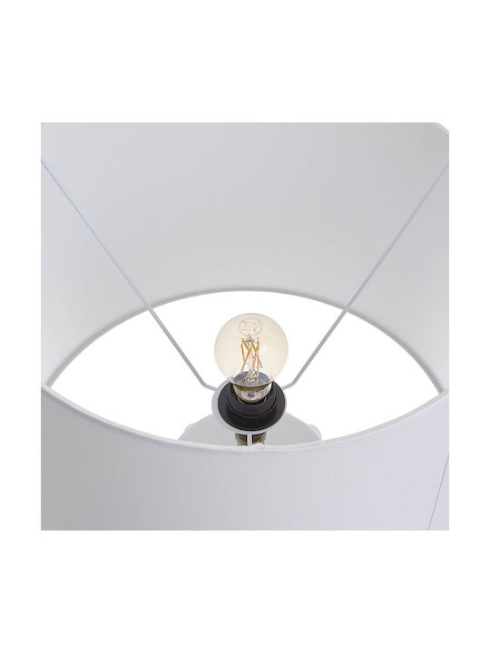 Butlers Ceramic Table Lamp with Beige Shade and Base