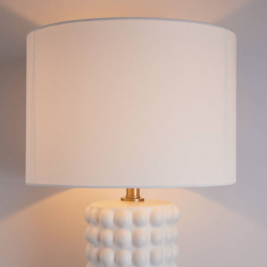 Butlers Ceramică Lampă de masă cu Abajur Bej și Bază