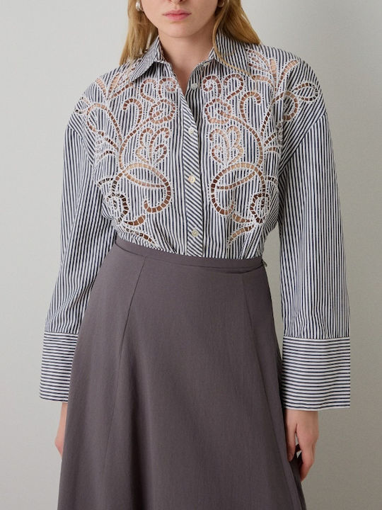 Women's Long Sleeve Shirt Grey