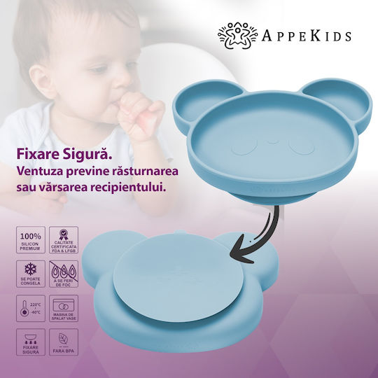 AppeKids din silicon Turcoaz