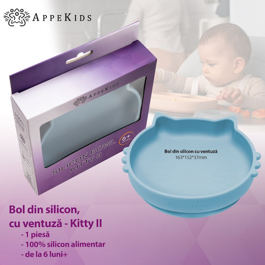 AppeKids Kinderessschale aus Silikon Türkis