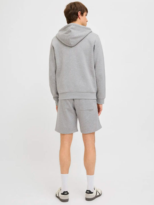 JJ Rebel Αθλητική Ανδρική Βερμούδα Light Grey Melange