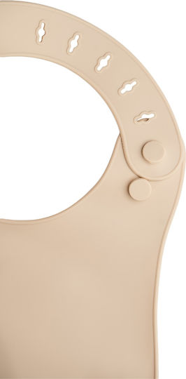 AppeKids Lätzchen Silikon mit Tasche Bubble Beige