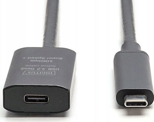 Καλώδιο Usb Digitus Extension Usb-c->usb-c M F 10g 5,00m