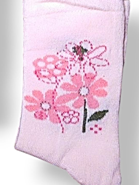 Babydom Kids' Socks Grey, Pink 2 Pairs