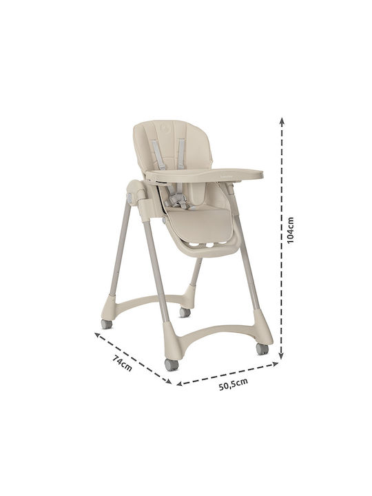 Lorelli Tummy Time Foldable Baby Highchair with Adjustable Height Gray