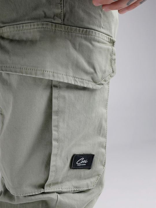 Pantaloni Elastic cu Croială Normală khaki