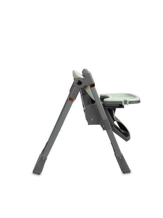 Caretero Vars Foldable Baby Highchair with Adjustable Height Mint