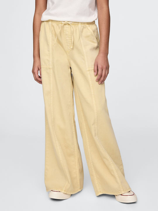 Kids' Pants Green, Straw Yellow