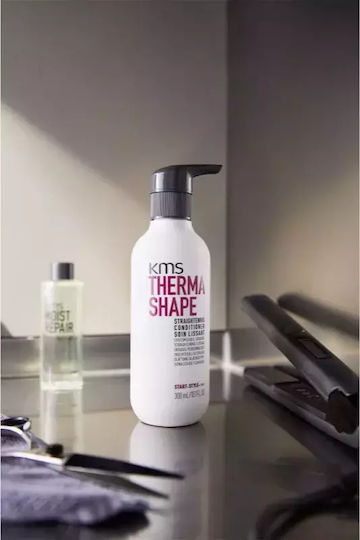 Balsam Hrănitor Intens Păr Deteriorat de la Uscare Frecventă Kms Thermashape Balsam Îndreptare Volum 75 ml