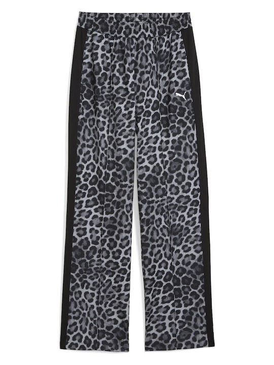 Puma Women's T7 Leo Luxe Aop Straight Pants Op 63234301