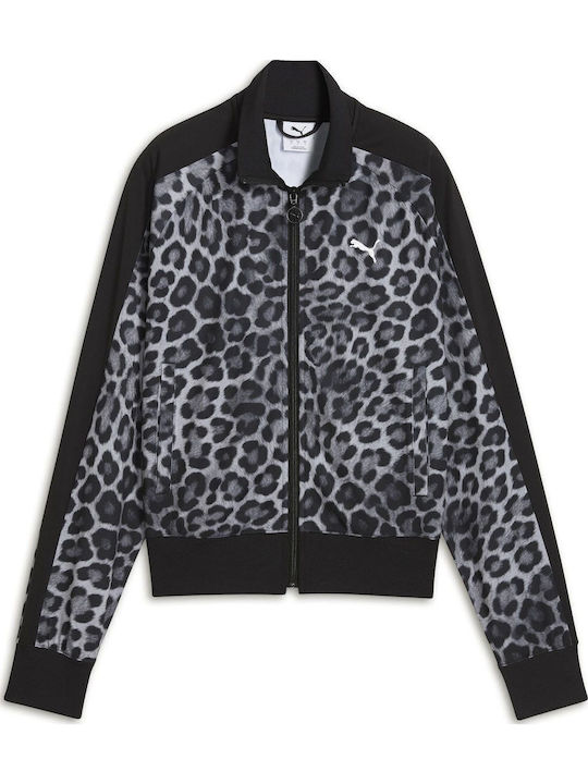 Puma Women's T7 Leo Luxe Aop Short Track Jacket 63234201