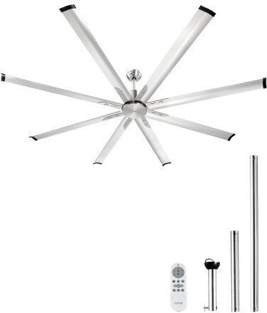 Vevor Ventilator De Tavan 213cm Argintiu
