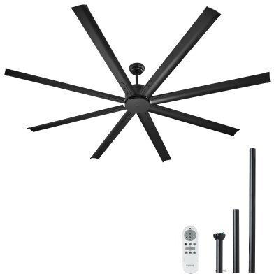 Vevor Deckenventilator 213cm Schwarzer