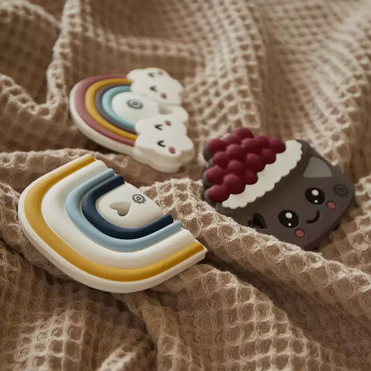Bieco Rainbow Silicone Teether for 0 Months+