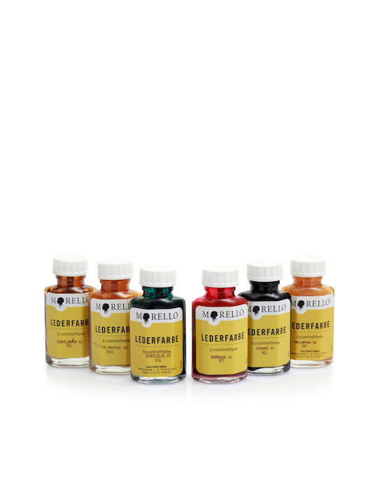 Morello Leather Paint 984 Silver 40ml Permanent Color Change Dye for Smooth Leather