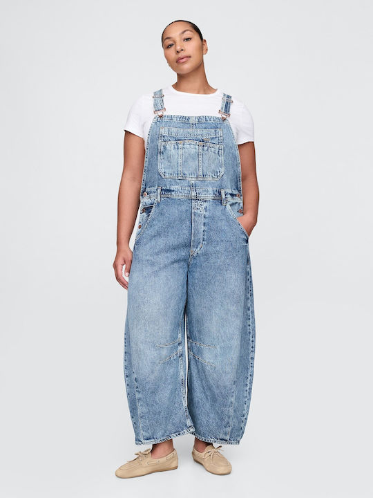 Damen Jumpsuit Medium Indigo