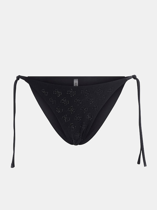 Bikini Brazil με Κορδονάκια Black