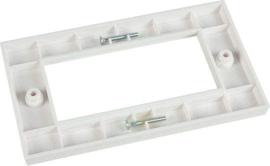 Av Link Wall Plate Frame Double 4 Modules 122.505uk