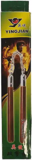 Nunchaku Yingjian Natural Wooden Chain