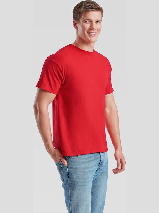 Fruit of the Loom Original Unisex Διαφημιστικό T-shirt Κοντομάνικο σε Χρώμα