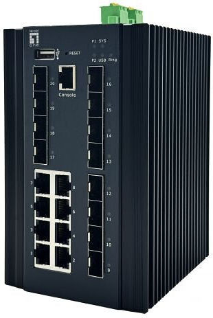 Level One IGX-2072 Managed L2 Switch με 8 Θύρες Gigabit (1Gbps) Ethernet και 12 SFP Θύρες