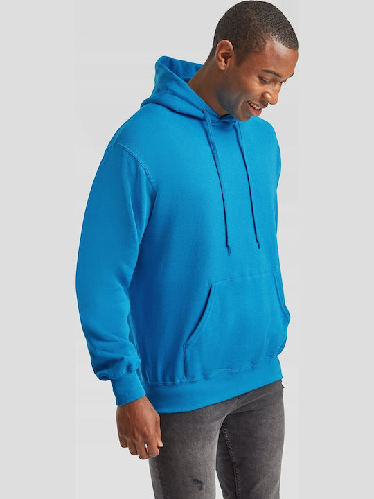 Fruit of the Loom Унисекс Рекламен Суитшърт Azure Blue