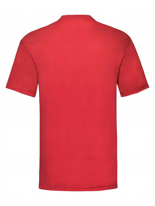 Fruit of the Loom Valueweight Unisex Short Sleeve Promotional T-Shirt Red