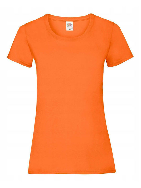 Fruit of the Loom Valueweight Women's Short Sleeve Promotional T-Shirt Orange