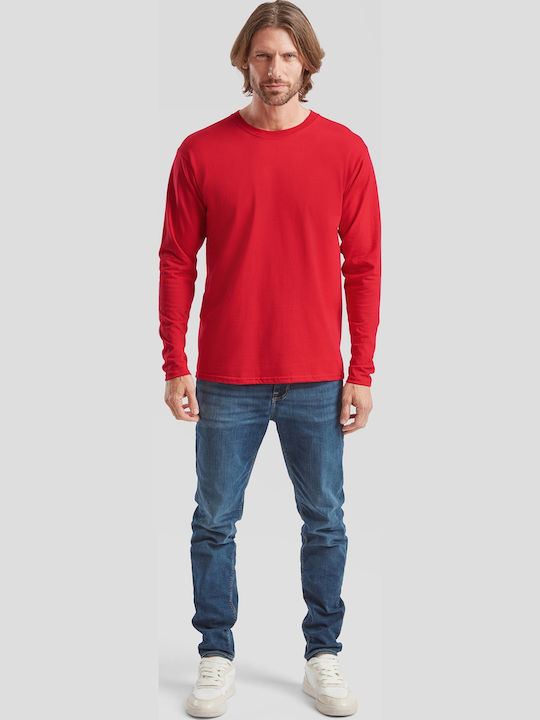 Fruit of the Loom Ανδρικό Διαφημιστικό T-shirt Red