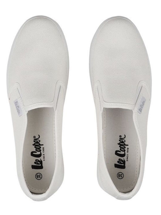 Γυναικεία Slip-On Πάνινα Λευκά