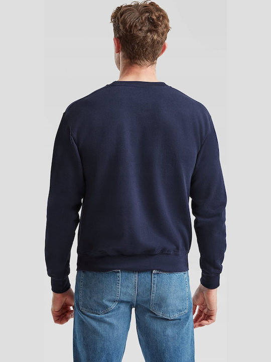 Fruit of the Loom Set-in Ανδρικό Διαφημιστικό Φούτερ Μακρυμάνικο Navy